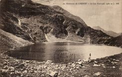 CPA Surroundings of Luchon the green lake (1960m)