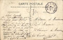 CPA Luchon the funicular of the thatched cottage and the hotel