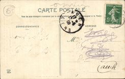 CPA Capvern les Bains Cascade of the beautiful miller has 300 southern bills of quantities of the hydropathic establishment