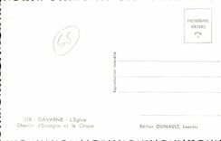 CPSM Gavarnie the church Way of Spain and the circus