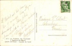 CPA Of Tourmalet has Bagneres de Bigorre Gripp Artigue Cascade of Reel