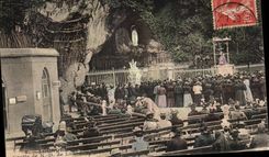 CPA Lourdes Nd Cave of Lourdes