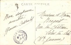 CPA Lourdes Blessing of St Sacrament of the patients