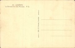 CPA Lourdes the blessing of the patients