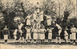 Saint Anne d' Auvray CPA Company of Gymnastics Nicolazics Pyramid TOP