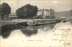 die Insel Adam CPA gesehen von der ertragsarmen Weide