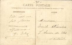 CPA the oise has Pontoise