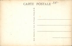 Montmorency CPA the post office and the Emile avenue