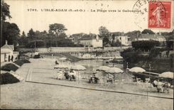The isle Adam CPA the beach towards Gabouillet