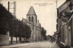 St Brice under Drill CPA Street of Paris