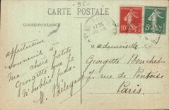 Saint Brice under drill CPA Street of Paris