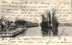 Pontoise CPA Seen of the island of Pothuis