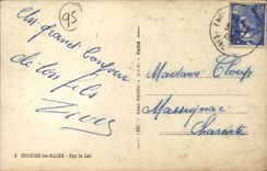 enghien les Bains CPA On the lake