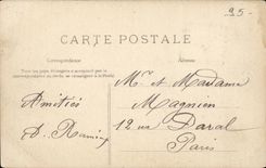 Enghien les Bains CPA das Kasino gesehen von der Insel des grossen Sees