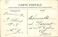 Enghien les Bains CPA gesehen vom Kasino genommen am Ende des Sees