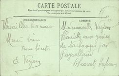 Versailles CPA Small TRianon the living room of music