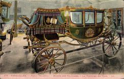 Versailles CPA Museum of the cars the car of the tsar (Russia Russia tsar carriage)