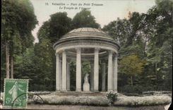 Versailles CPA Park of Small Trianon the temple of the love