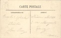 Versailles CPA View taken has flight of bird on the castle the park and the city