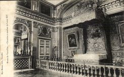 Versailles CPA Musee Room has to sleep of Louis XIV