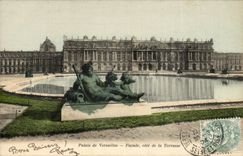 Versailles CPA Palais Frontage dimensions terrace