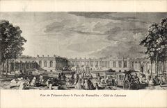 Palate of Versailles CPA Vue of TRianon in the park of Versailles Dimensions avenue