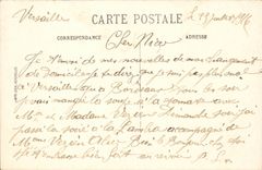 Palate of Versailles CPA Vue of TRianon in the park of Versailles Dimensions avenue