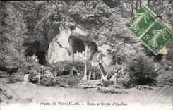 Park of Versailles CPA Baths and caves of Apollo