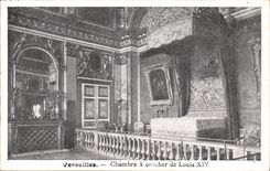 Versailles CPA Chambre has to sleep of Louis XIV