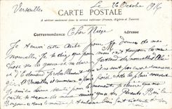 Versailles CPA Chambre has to sleep of Louis XIV