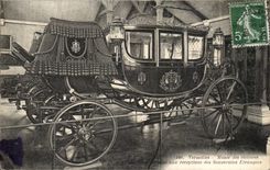 Versailles CPA Musee of the cars Fits with body being used for the receptions of the sovereigns etangers