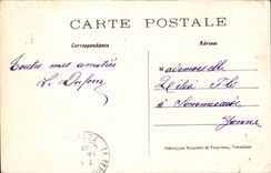 Park of Versailles CPA floors the day of large water