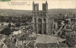 Mantes La Jolie CPA the Notre Dame district