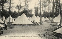 Camp of Houses Laffitte CPA a corner of the camp