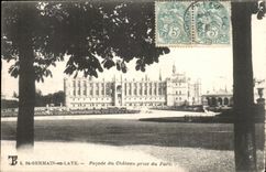 CPA Schloss Saint Germain der Front des Schlosses genommen vom Park