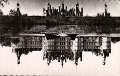 Chambord CPA Le chateau facade nord 