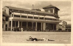 Palavas Floods CPA the casino