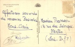 Palavas Floods CPA the casino