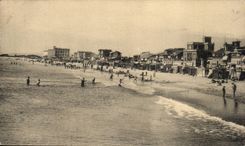 Palavas Floods CPA the beach Right Bank