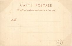 Palavas Floods CPA the beach