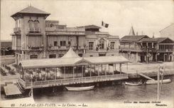 Palavas Floods CPA the casino