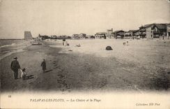 Palavas Floods CPA country cottages and the beach