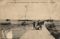 Surroundings of Montpellier Palavas Floods CPA Destroyer the jtee