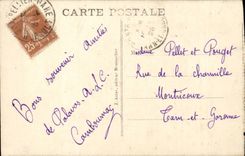 Surroundings of Montpellier Palavas Floods CPA the beach Left bank