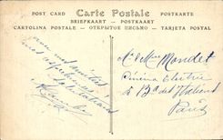 Surroundings of Montpellier Palavas Vague Floods CPA with the pier left bank