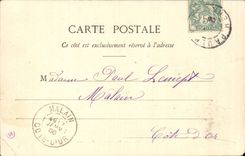 Beziers CPA the red bridge