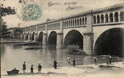 Beziers CPA the bridge canal (sinners)