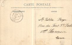 Beziers CPA the bridge canal (sinners)