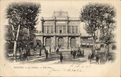 Beziers CPA the theater