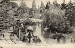 Beziers CPA Basin of the plate of the poets